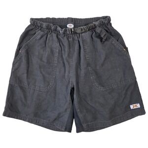 Vintage‎ Zoic Mountain Bike Shorts Mens XXL Black Belted Made in USA Outdoors